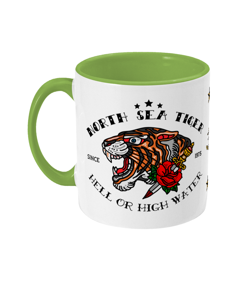 Sailor tattoo mug, North Sea Tiger Great Harbour Gifts