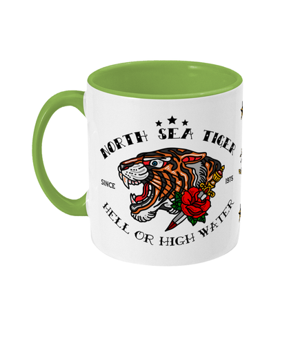 Sailor tattoo mug, North Sea Tiger Great Harbour Gifts