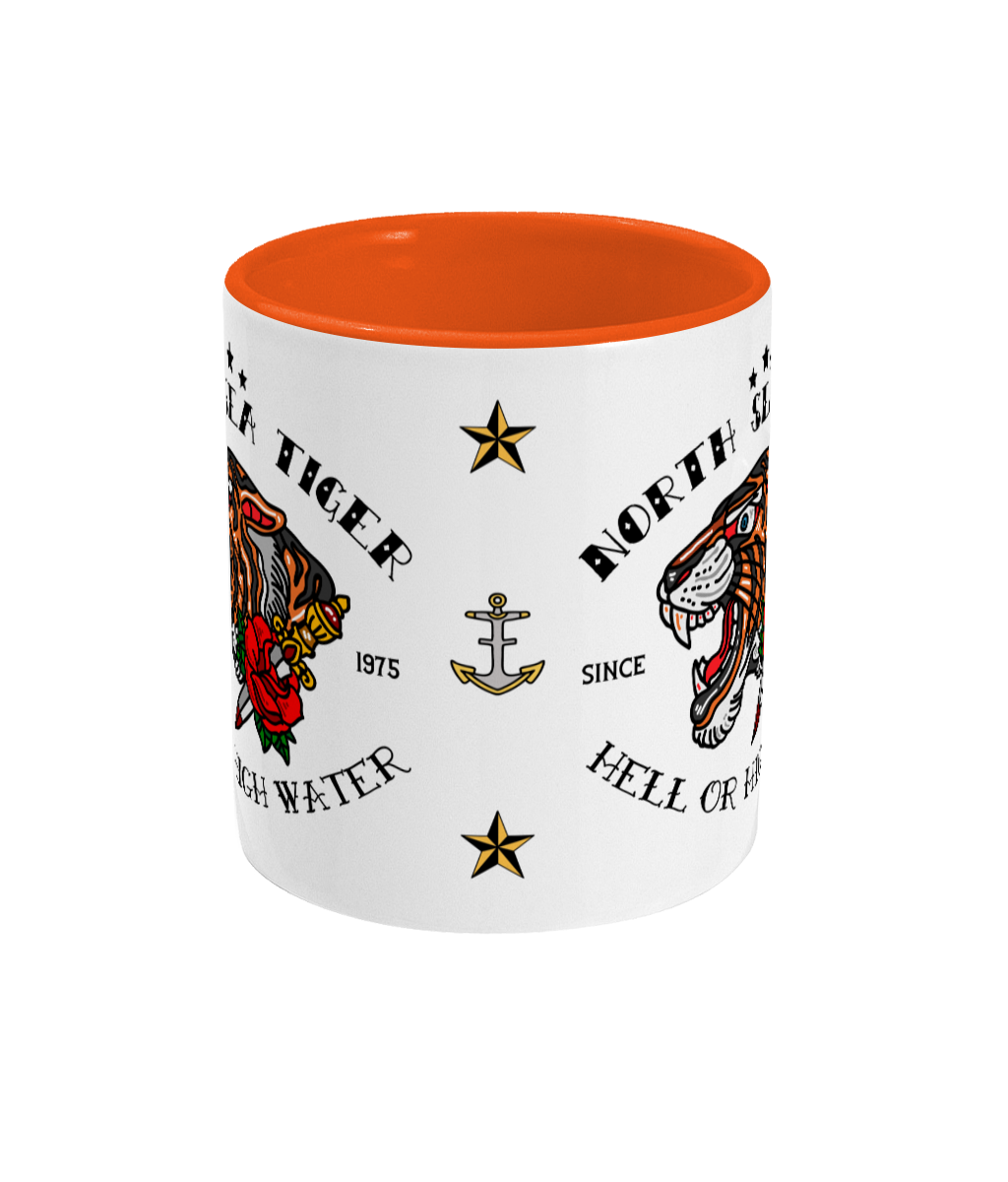 Sailor tattoo mug, North Sea Tiger Great Harbour Gifts