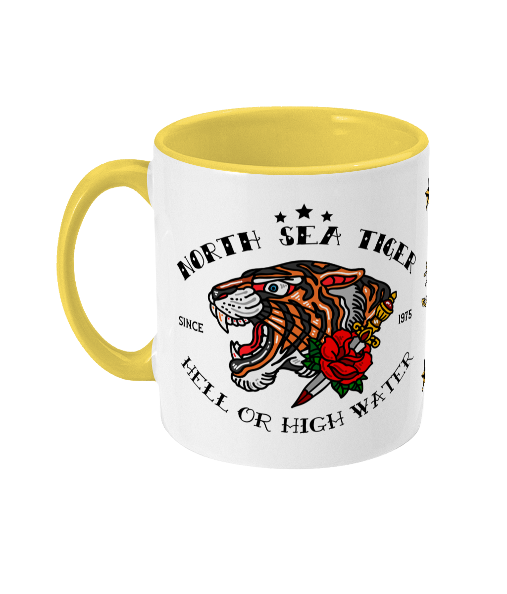 Sailor tattoo mug, North Sea Tiger Great Harbour Gifts