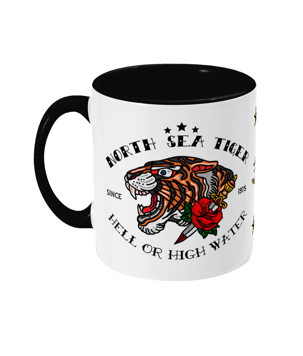 Sailor tattoo mug, North Sea Tiger Great Harbour Gifts