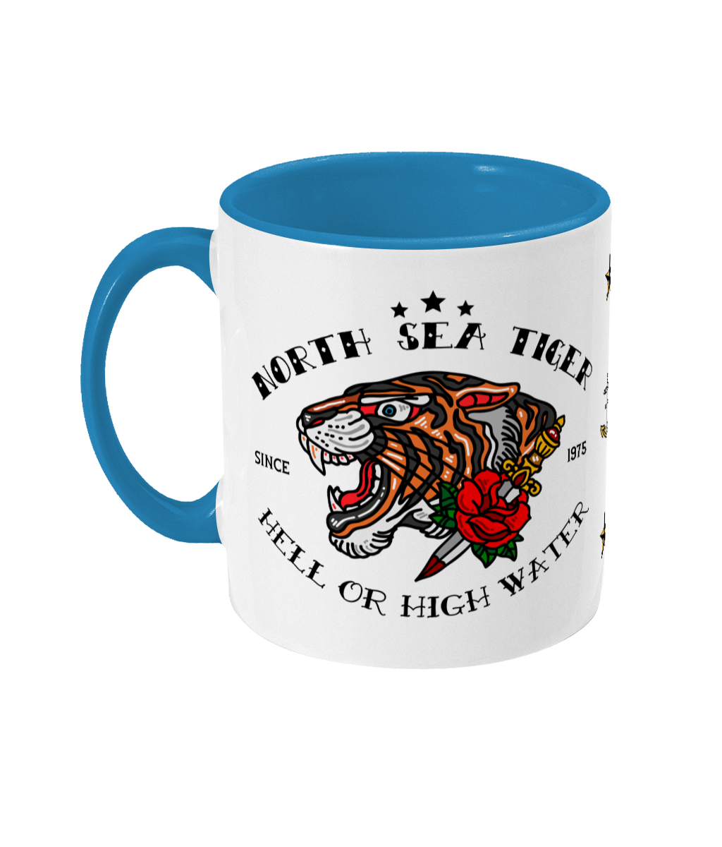 Sailor tattoo mug, North Sea Tiger Great Harbour Gifts