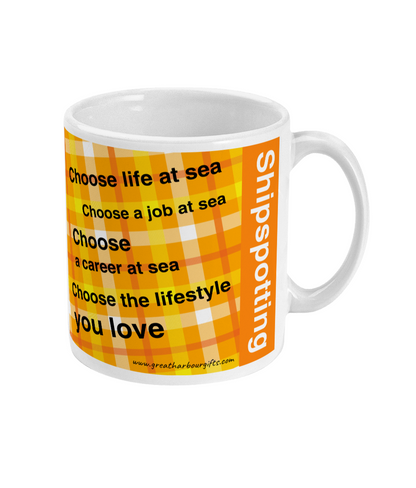 Shipspotting mug (choose a life at sea) Great Harbour Gifts