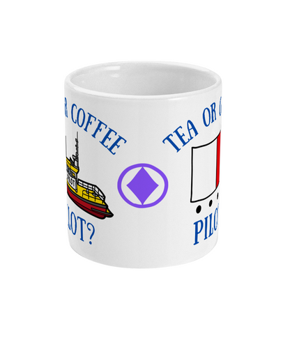 Tea or coffee pilot! Marine pilot mug Great Harbour Gifts