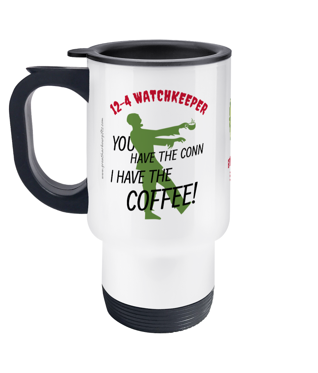 Travel Mug (12-4 watchkeeper) Great Harbour Gifts