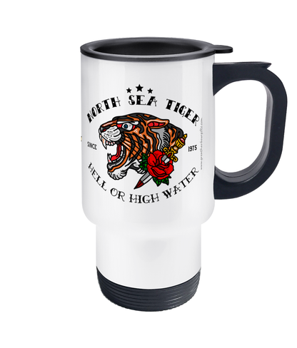 Travel Mug, Sailor tattoo (North Sea tiger) Great Harbour Gifts