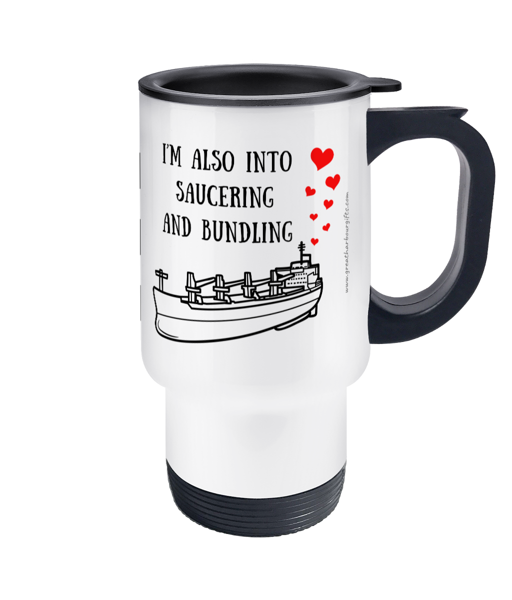 Travel Mug, bulk carrier IMO grain code (strapping and lashing) Great Harbour Gifts