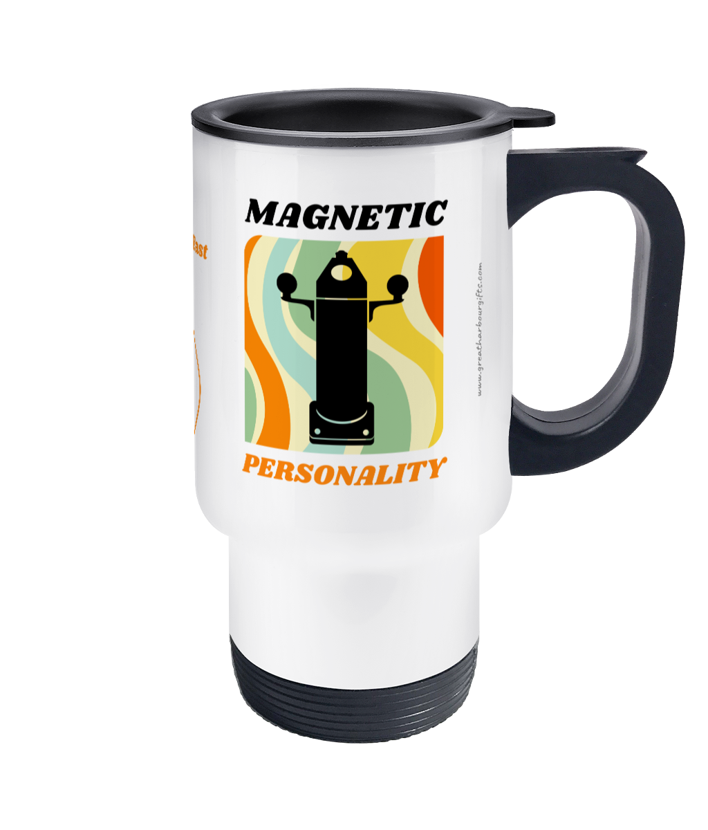 Travel mug, Compass binnacle (magnetic personality) Great Harbour Gifts