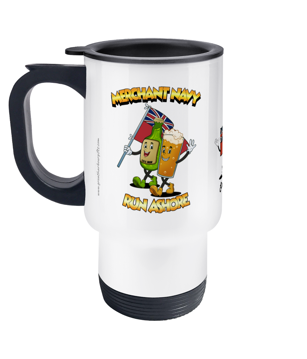 Travel Mug, Merchant Navy run ashore