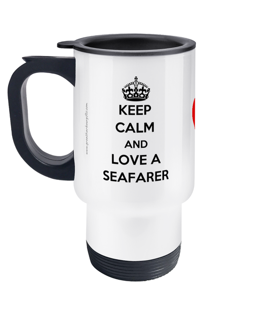 Travel Mug (Keep calm and love a seafarer)