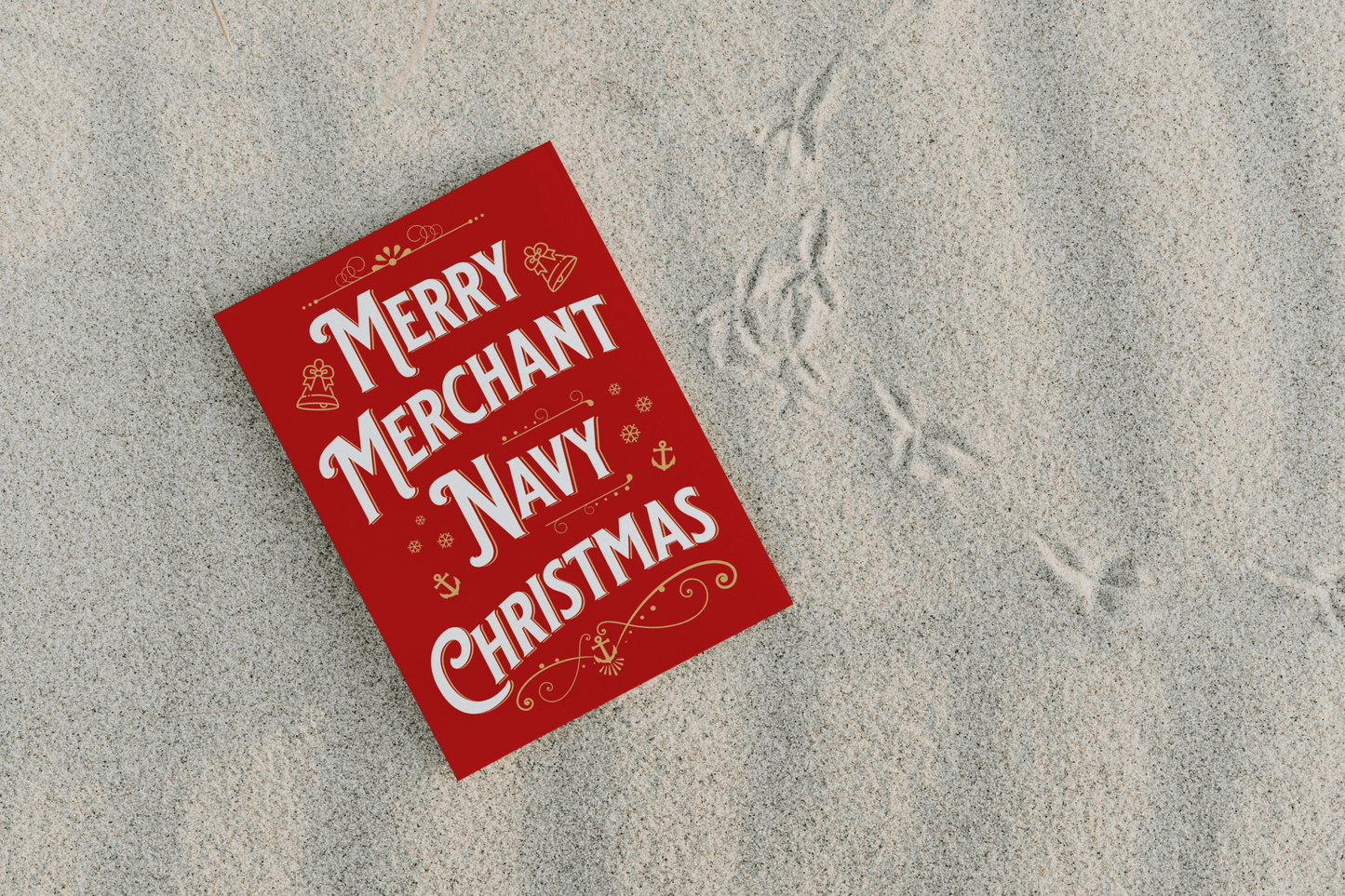 Nautical Christmas card (Merry Merchant Navy Christmas)