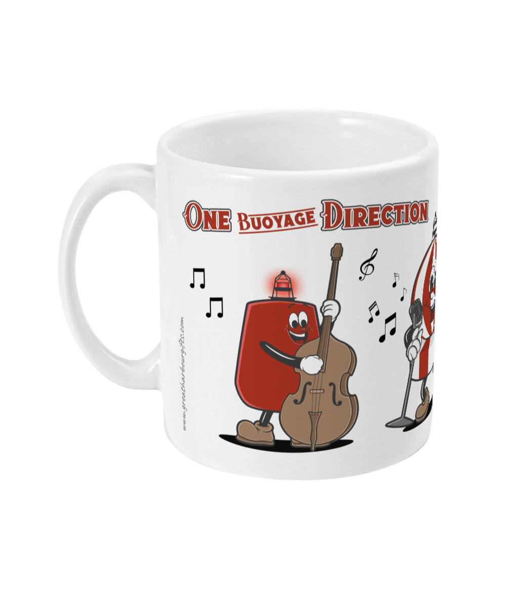 Buoy band mug, 'One Buoyage Direction'