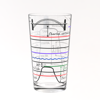 Pint glasses, Tidal height theory.