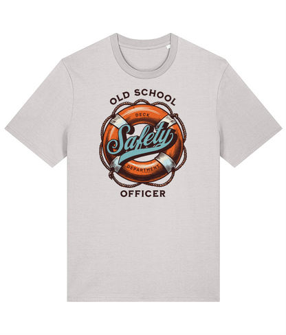 Organic cotton unisex t-shirt (Old-school safety officer)