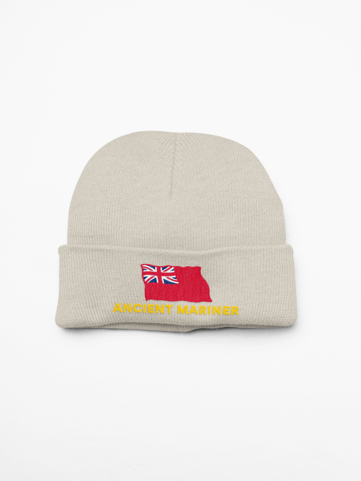 Cuffed Beanie (British Merchant Navy red ensign 'Ancient Mariner')