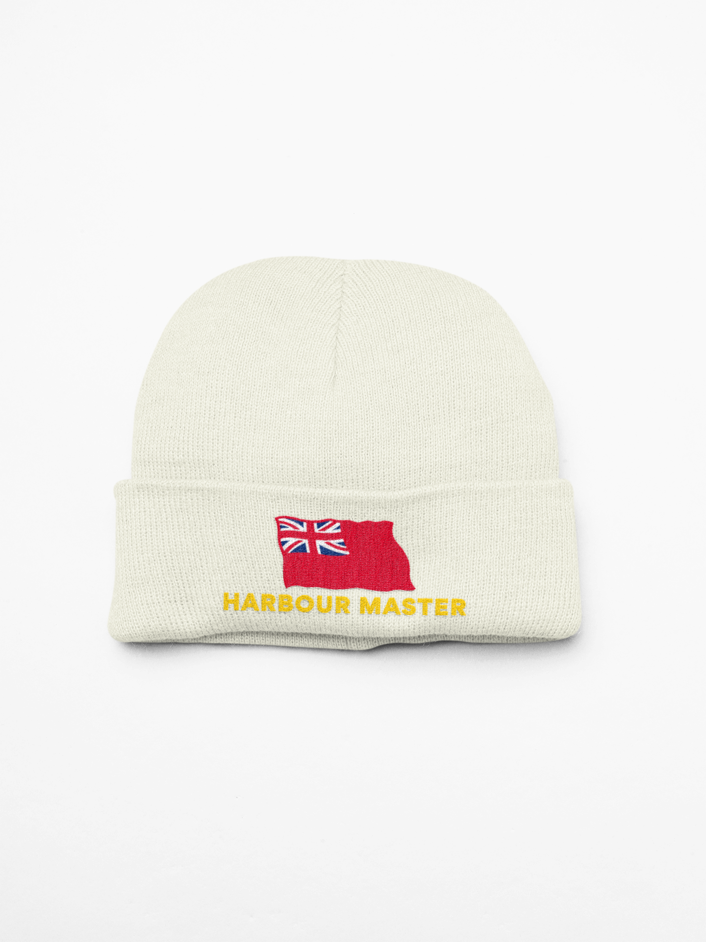 Cuffed Beanie (British Merchant Navy red ensign 'Harbour Master')