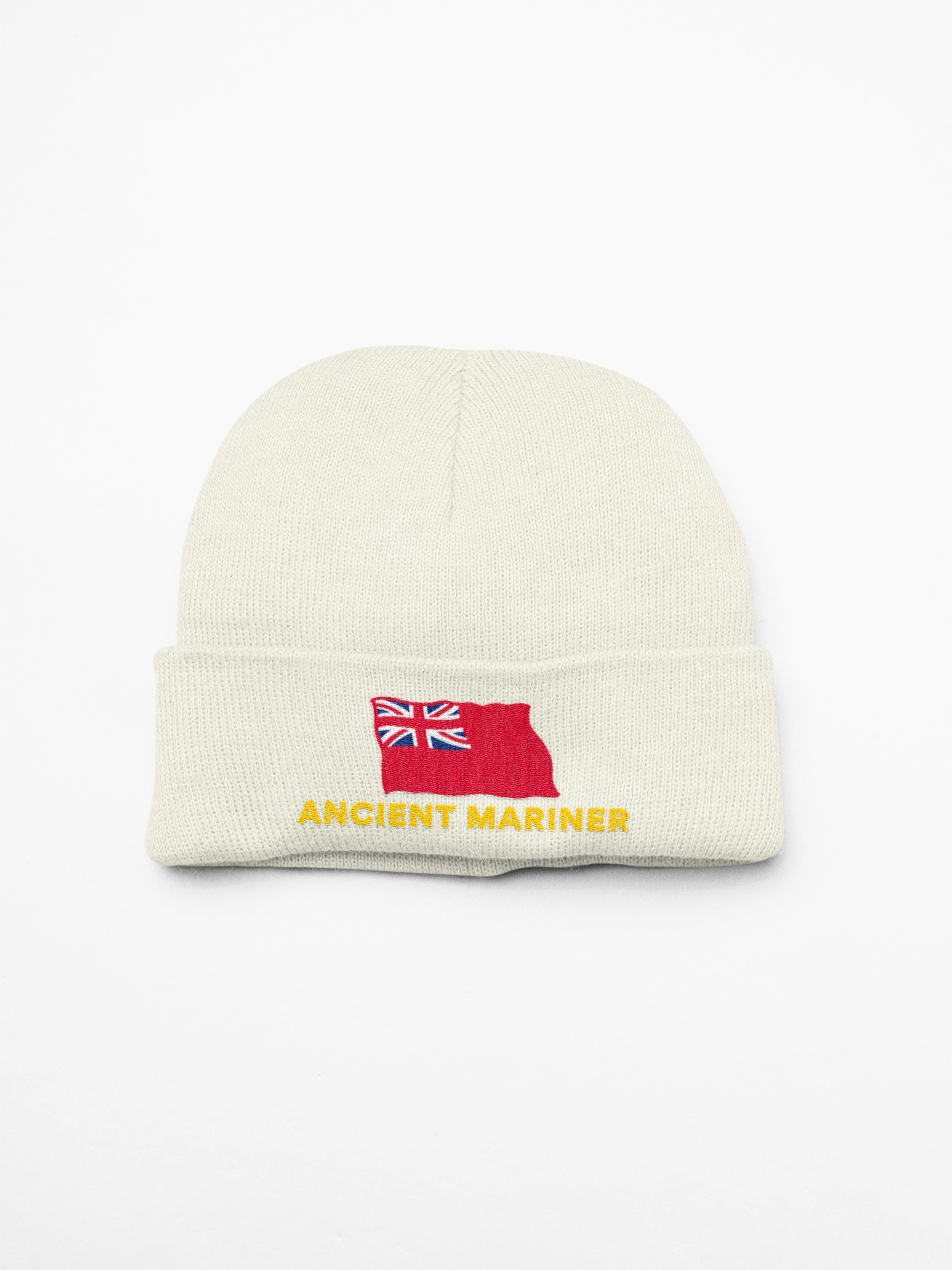 Cuffed Beanie (British Merchant Navy red ensign 'Ancient Mariner')