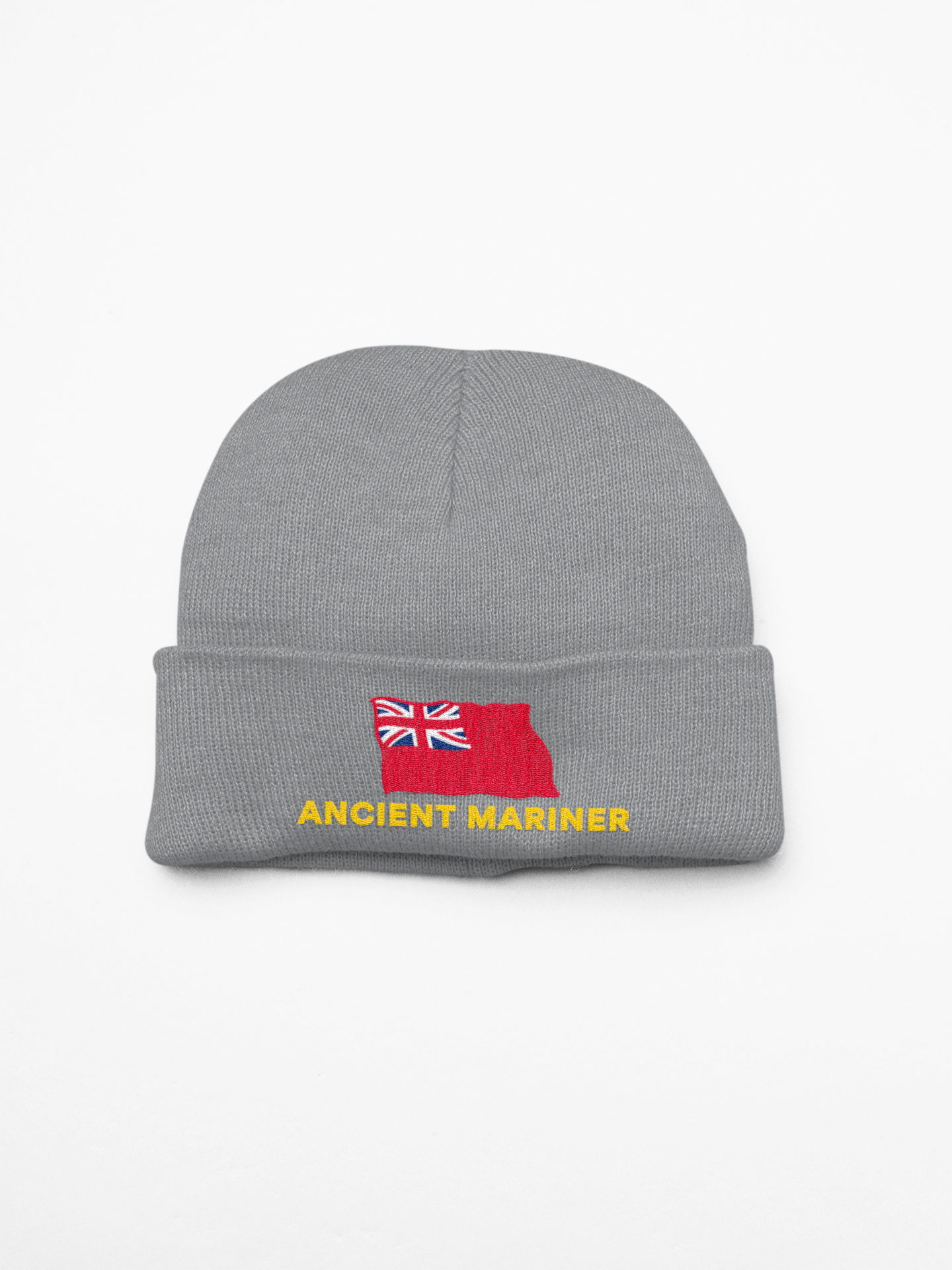 Cuffed Beanie (British Merchant Navy red ensign 'Ancient Mariner')