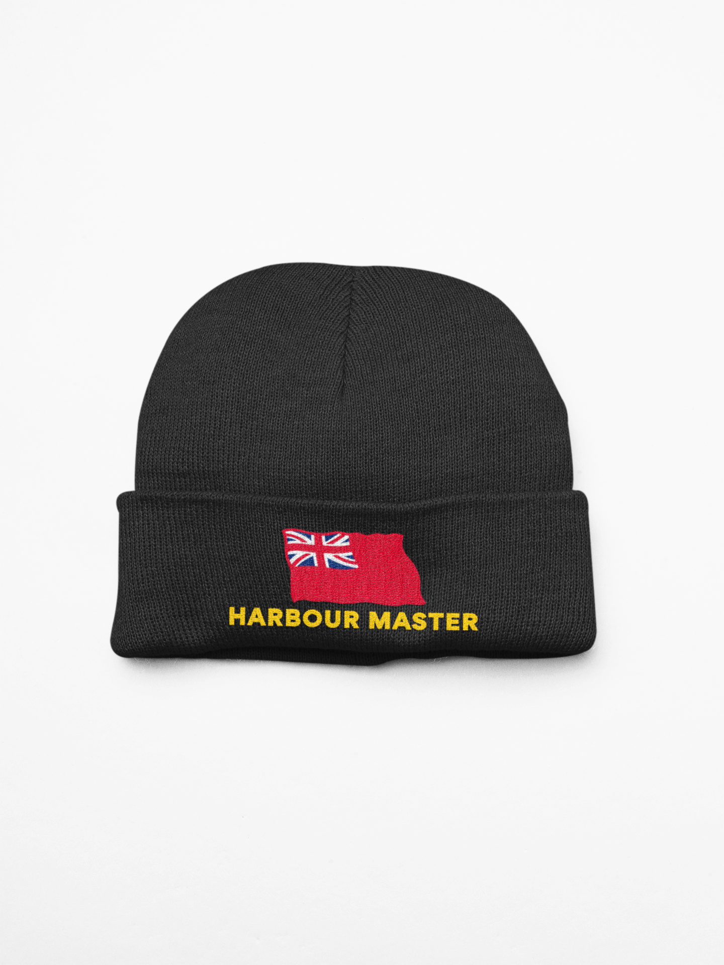 Cuffed Beanie (British Merchant Navy red ensign 'Harbour Master')