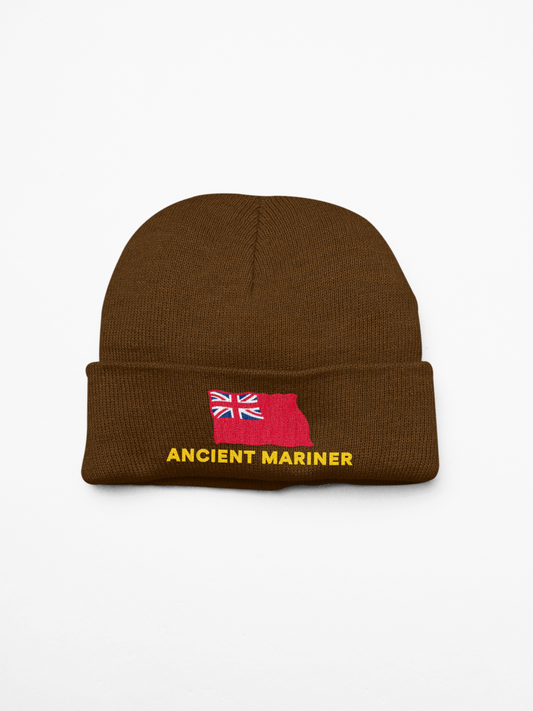 Cuffed Beanie (British Merchant Navy red ensign 'Ancient Mariner')